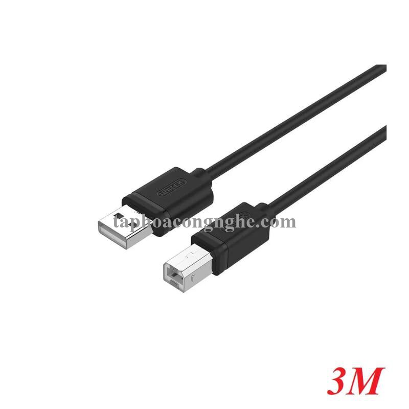 Unitek 98786 Y-C420 2.0 3M Màu Đen Cáp Usb In 30098786